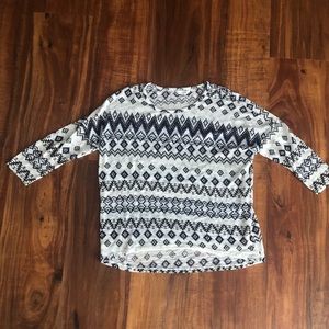 Loose knit sweater